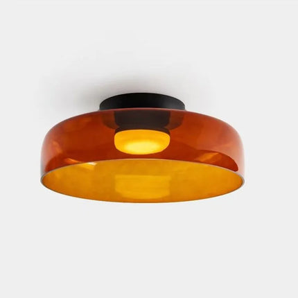 Plafonnier LED design nordique en verre bol simple — LZ4X9J2