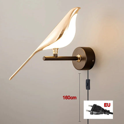 Applique murale LED au design nordique en forme de pie — LZ4X9T2