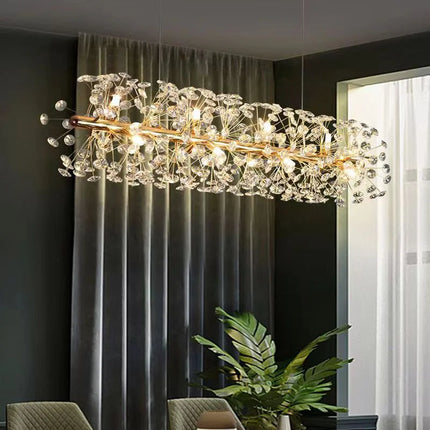 Lustre suspendu LED en cristal design moderne luxe 2024 — LZ7XQ2