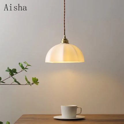 Suspension en cuivre au design élégant pour restaurant et magasin — LZ4X9T2