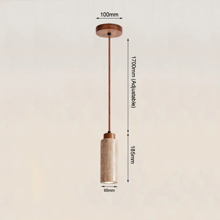 Ensemble de 3 suspensions LED au style wabi sabi naturel — LZ4X9Q2