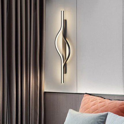 Applique murale LED design minimaliste à rayures pour intérieur — LZ4X9P2