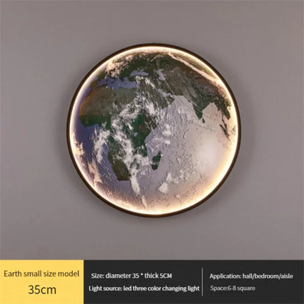 Applique murale LED en forme de lune pour décoration intérieure — LZ4X9T1