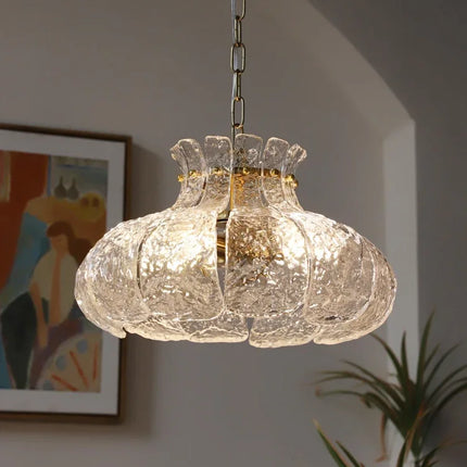 lustre rétro en verre style américain pour décoration intérieure