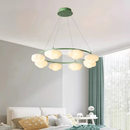 Lustre en forme de nuage avec télécommande pour enfants — LZ4D9X