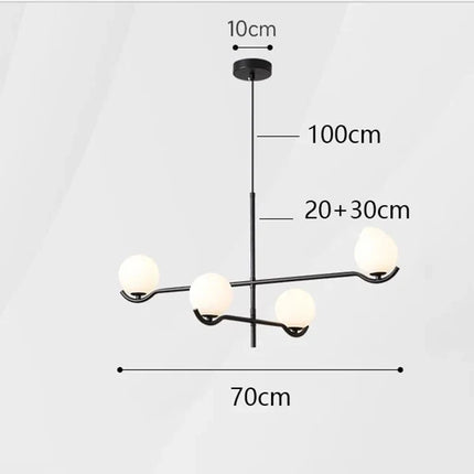 Lustre suspendu fantaisie pour salle à manger et salon — LZ4X9T2