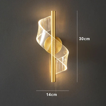 Lustre en verre ondulé à design géométrique pour intérieur — LZ7D4Q