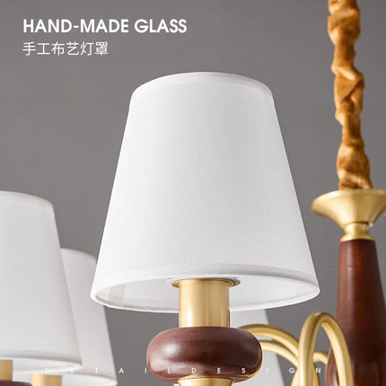 Lustre en cuivre pour éclairage intérieur moderne et élégant — LZ4P9XQ
