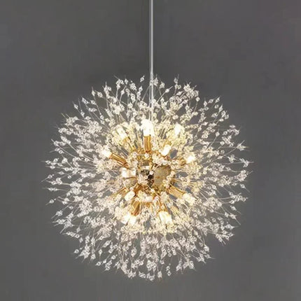 Suspension moderne en cristal motif étoile lumineuse — LZ4X9J