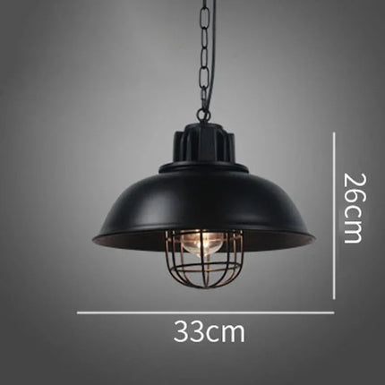 Lustre rétro en fer pour suspension et décoration intérieure — LZ4P9XQ