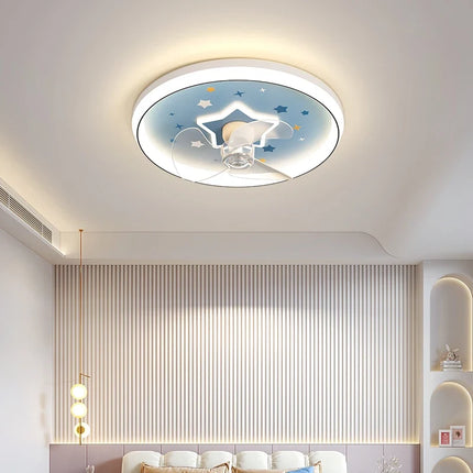 Plafonnier LED moderne avec ventilateur et luminaire décoratif d’intérieur — LZ4X9M