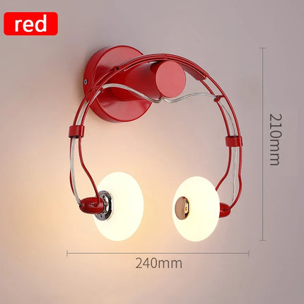Applique murale LED originale en forme de casque audio — LZ4X9T