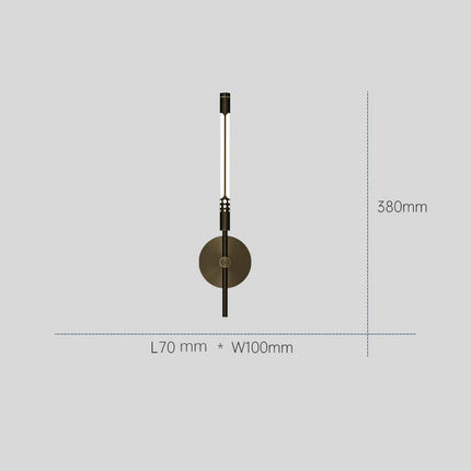 Applique murale LED au design moderne et minimaliste pour intérieur élégant — LZ4X9P2