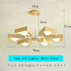 A 6 Lumières Blanc / Pas d'ampoule