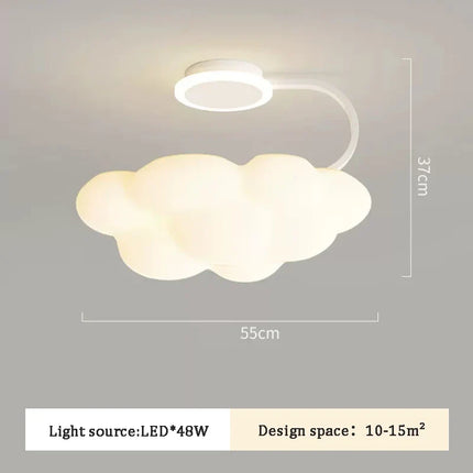 Lustre romantique nuages pour chambre enfant style nordique — LZ4X9J