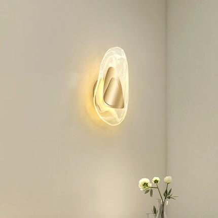 Applique murale en verre transparent au design moderne pour intérieur — LZ4X9Q2