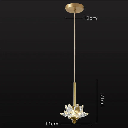 Suspension LED en cristal style Zen — LZ4Q7M9