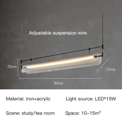 Suspension LED moderne au design minimaliste pour intérieur élégant — LZ4X9P