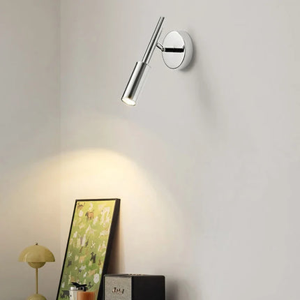 Applique murale chrome avec lecture et angle réglable — LZ4X9T2