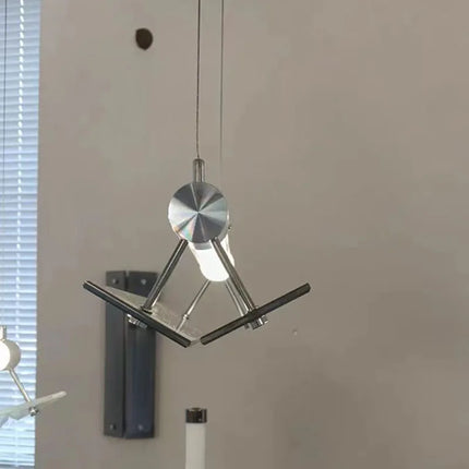 Suspension en verre avec câble métallique réglable — LZ4P9XQ