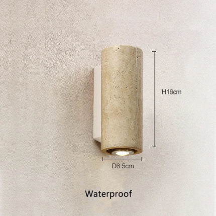 Applique murale LED en marbre style wabi sabi pour intérieur — LZ4X9Q2