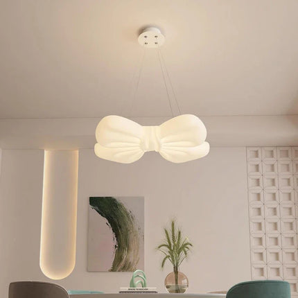 Plafonnier LED à motif nœud romantique pour chambre enfant — LZ4X9T