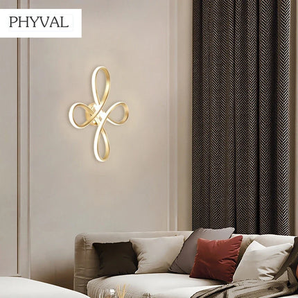 Plafonnier LED moderne en forme de fleur pour ambiance créative — LZ4T9X