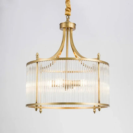 Lustre moderne en cuivre avec tubes en verre, 2 modèles disponibles — LZQ7X9