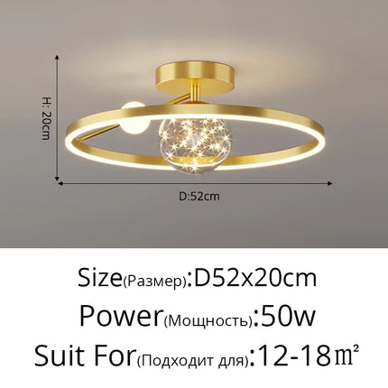 Lustre LED moderne pour éclairage intérieur élégant — LZ4X9P