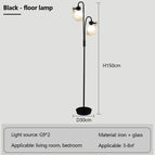 Lampadaire noir / Lumière chaude