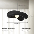 Noir L60 P50cm / Lumière blanche 6500K