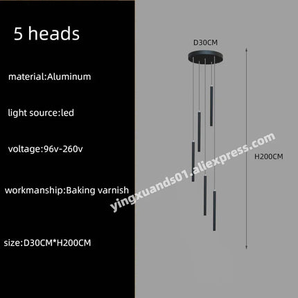 Lustre suspension moderne pour éclairage décoratif élégant — LZ4X9P