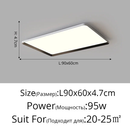 Plafonnier LED rond ultra-mince moderne sans effet stroboscopique — LZ4X9T