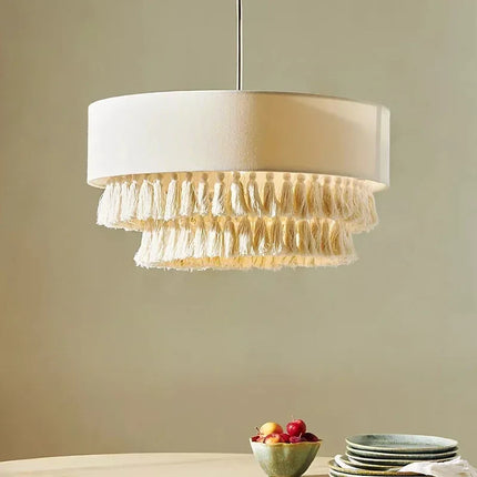 Lustre suspension bohème style wabi sabi nordique fait main — LZ4X7Q