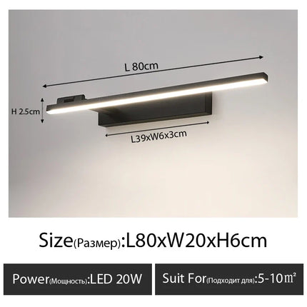 Applique murale LED moderne AC90-260V
