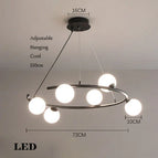 White Light / 6 Balls Black