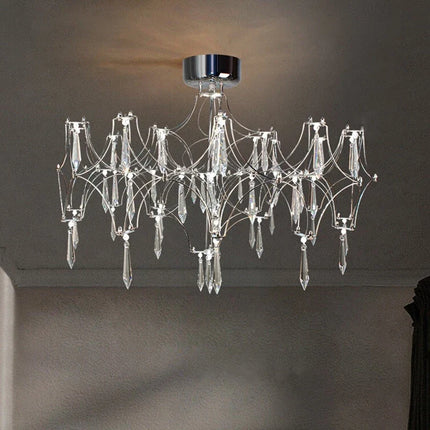 Lustre moderne en cristal pour intérieur élégant — LZ4Q7M2