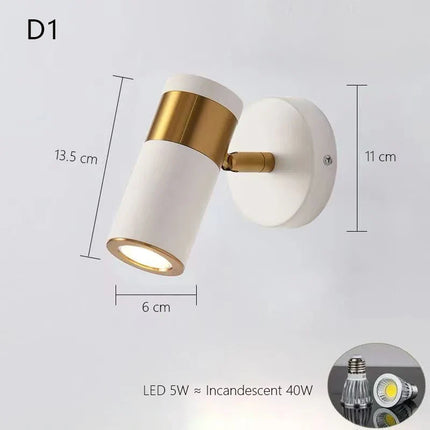 Applique murale LED nordique avec éclairage réglable — LZ4G7XQ