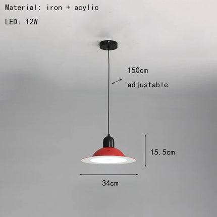 Suspension LED en métal avec intensité lumineuse réglable — LZ4X9T