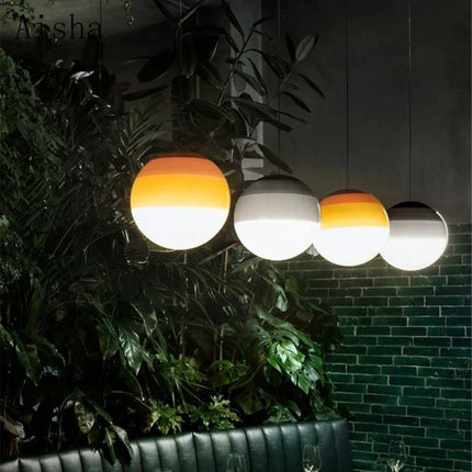 Suspension en verre au style nordique pour intérieur moderne — LZ4X9T