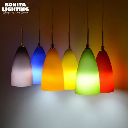 Lustre suspension en verre dépoli pour décoration intérieure moderne — LZ4X9P