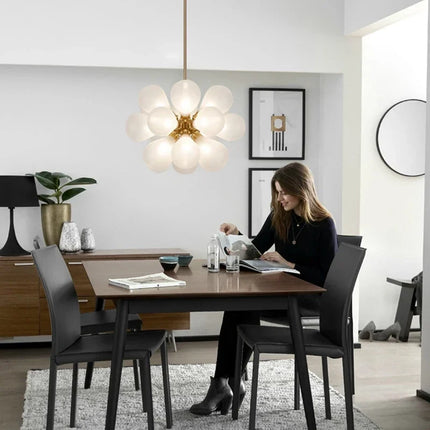 Suspension design en verre pour décoration intérieure — LZ4P9XQ