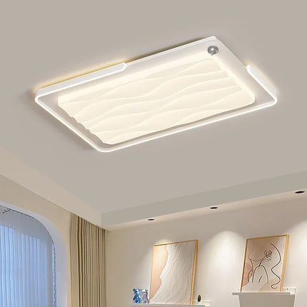 Plafonnier LED moderne style français avec télécommande et lumière chaude — LZ4X9T2