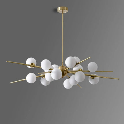 Lustre suspension nordique en forme de branche de haricot magique — LZ4X9P