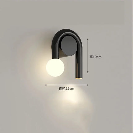 Applique murale nordique avec protection anti-scintillement pour les yeux — LZ4X9T