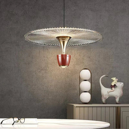Suspension moderne minimaliste en verre grain d'eau — LZ4P9XQ