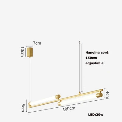 Lustre moderne en acrylique pour éclairage élégant — LZ4X9P