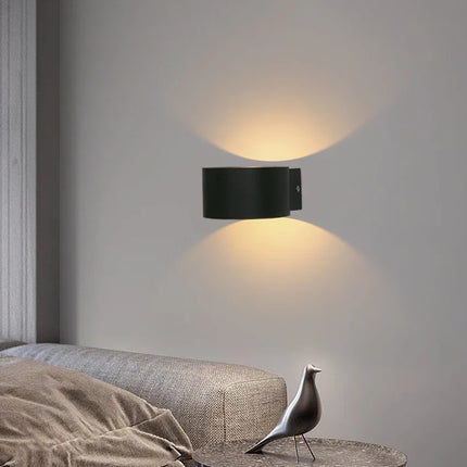 Applique murale LED ronde en aluminium pour décoration hôtelière — LZ4X9P2