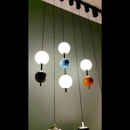 Suspension LED en verre à fil réglable 4000K — LZ4X9P2