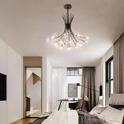 Suspension en cristal motif pissenlit pour ambiance moderne — LZ4D9XQ